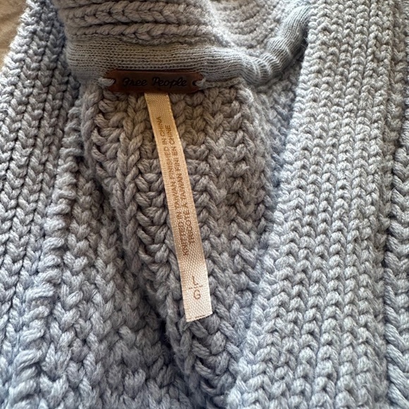 Free People Nightingale Cardi in Light Blue | NWOT - Picture 2 of 4